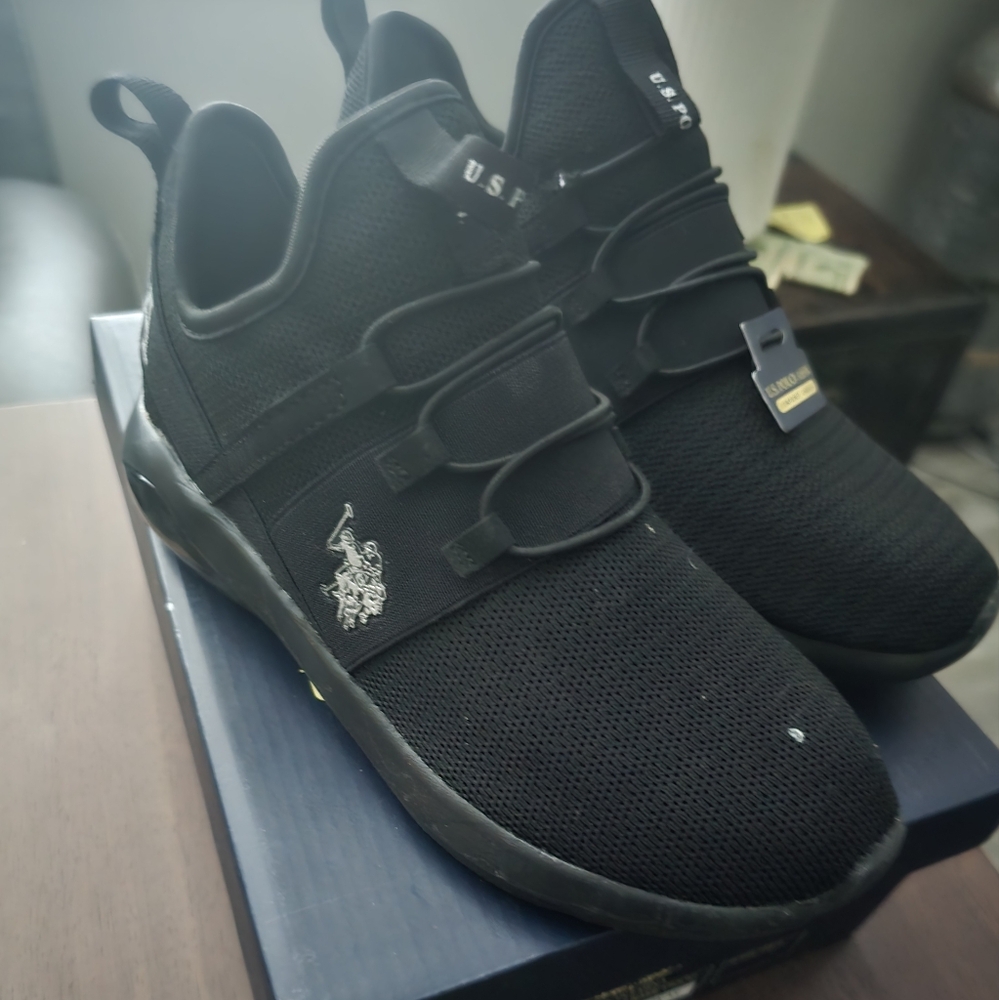 U.S. Polo Assn. Black Sneakers